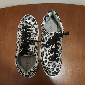 Animal Print Leopard Women's Lace Up Sneaker Coconuts by Matisse Valerie